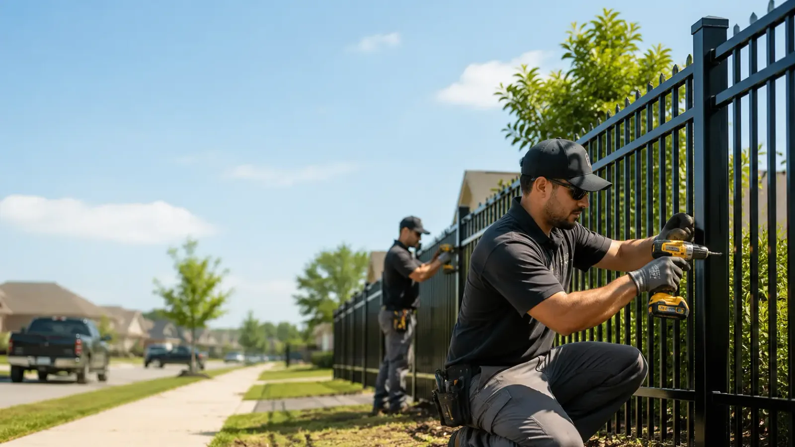 Metal Fence Installation in Girard, TX